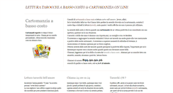 Desktop Screenshot of cartomanziaetarocchi.dalvivo.org